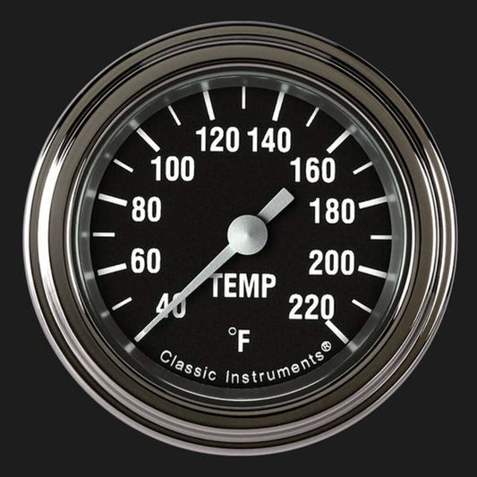 Hot Rod 2 1/8" Stock Eliminator Temp. Gauge HR129SLF