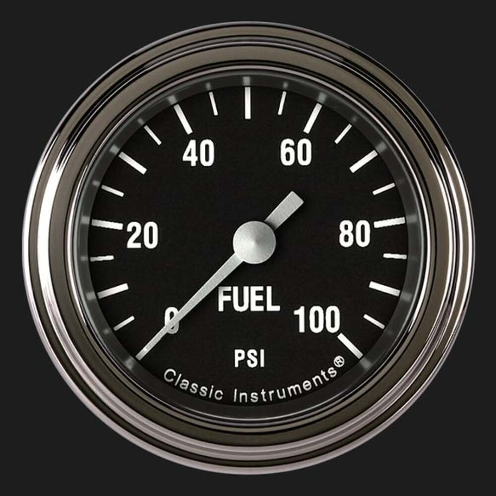 Hot Rod 2 1/8" Fuel Pressure Gauge, 100 psi HR146SLF