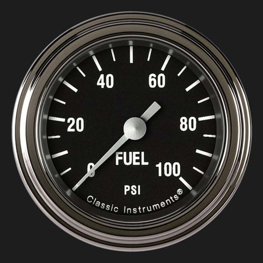 Hot Rod 2 1/8" Fuel Pressure Gauge, 100 psi HR146SLF