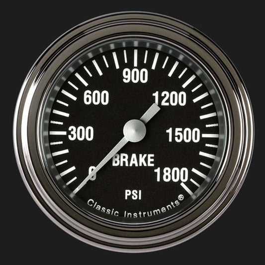 Hot Rod 2 1/8" Brake Pressure Gauge HR167SLF