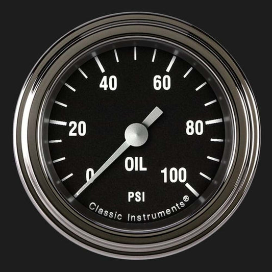 Hot Rod 2 1/8" Oil Pressure Gauge HR181SLF