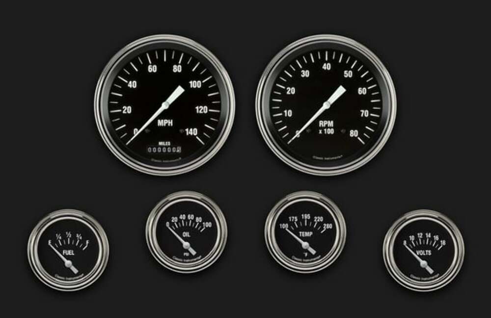 Hot Rod Six Gauge Set 251 HR251SLF