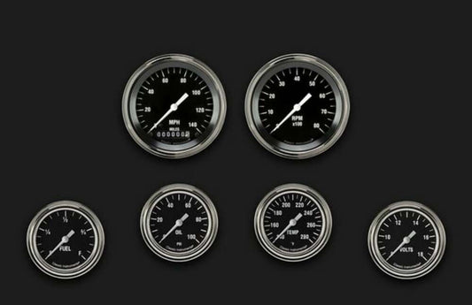Hot Rod Six Gauge Set 301 HR301SLF