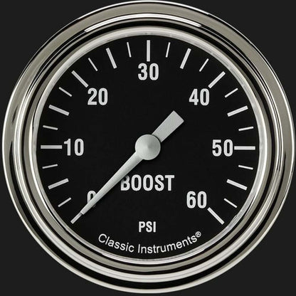Hot Rod 2 5/8" Boost Gauge, 60 psi HR343SLF