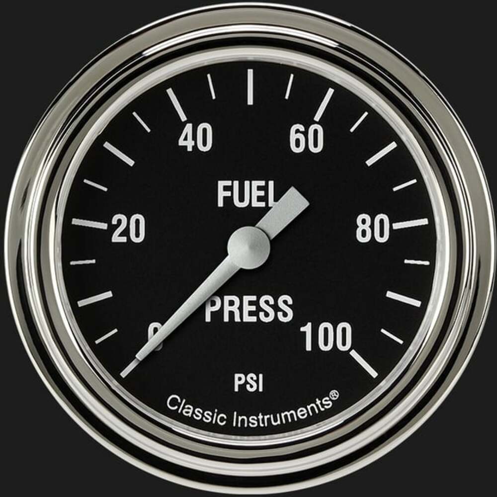 Hot Rod 2 5/8" Fuel Pressure Gauge, 100 psi HR346SLF
