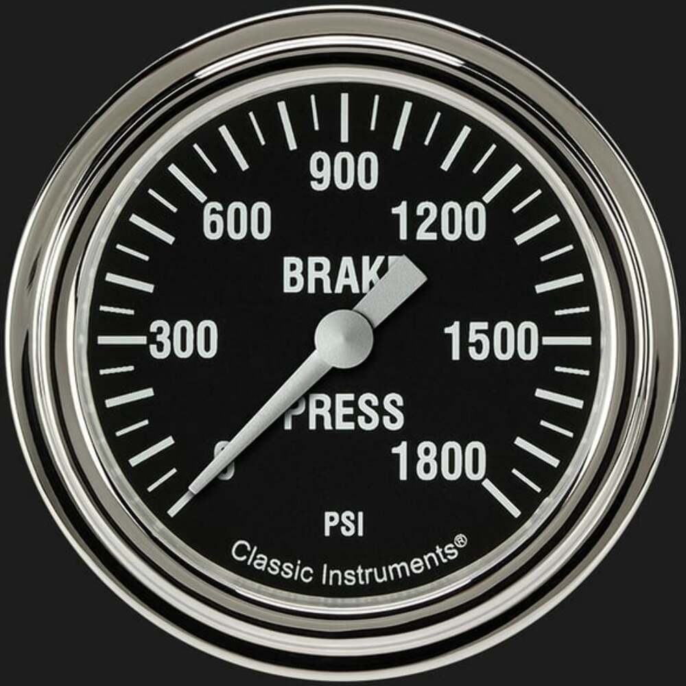 Hot Rod 2 5/8" Brake Pressure Gauge HR367SLF