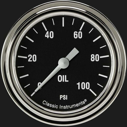 Hot Rod 2 5/8" Oil Pressure Gauge HR381SLF