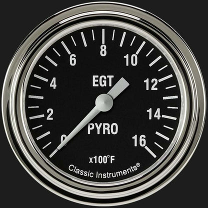 Hot Rod 2 5/8" Exhaust Gas Temp. Gauge HR398SLF