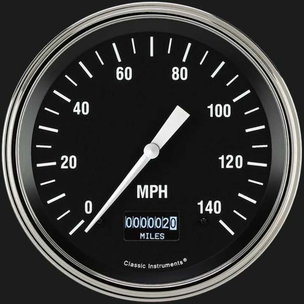 Hot Rod 4 5/8" Speedometer with Information Screen HR56DSLF