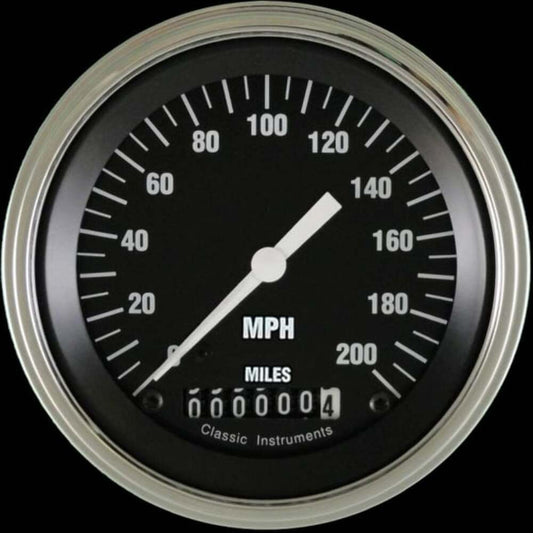 Hot Rod 3 3/8" Speedometer HR57SLF