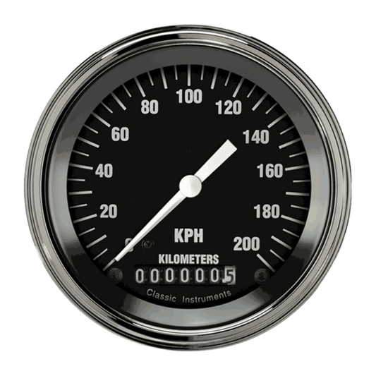 Hot Rod 3 3/8" Speedometer HR59SLF