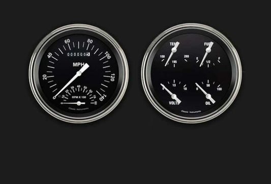 Hot Rod Series Two Gauge Set HR62SLF