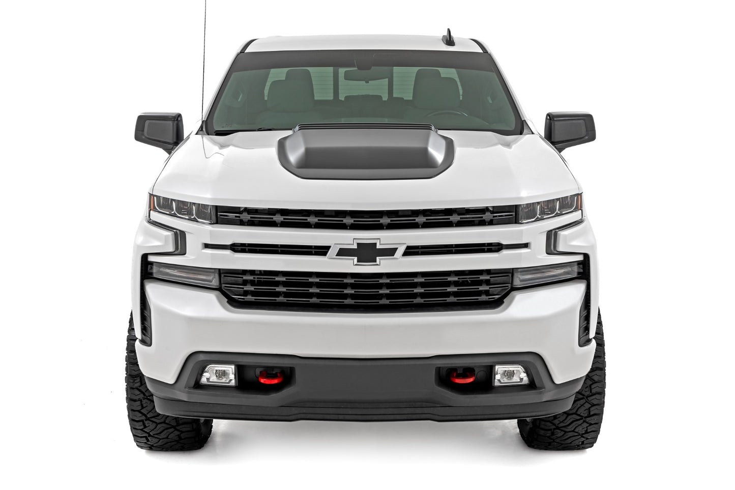 Fits 2019-2024 Silverado 1500 Hood Scoop; GXP Lakeshore Blue; HS10010-GXP