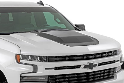 Fits 2019-2024 Silverado 1500 Hood Scoop; GXP Lakeshore Blue; HS10010-GXP
