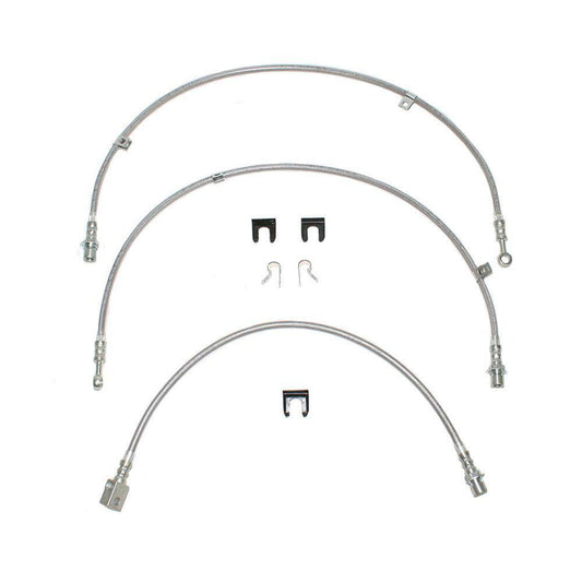 2005 - 2007 Chevrolet Silverado Brake Hose Kit - HSK0002SS - Brake Hoses Car Part People