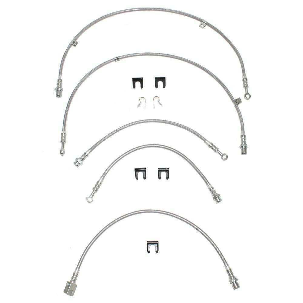 2000 - 2006 Cadillac Escalade Brake Hose Kit - HSK0013SS - Brake Hoses Car Part People