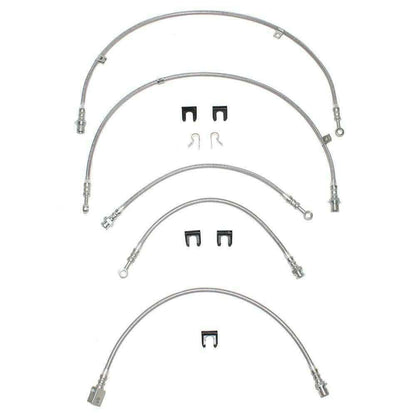 2000 - 2006 Cadillac Escalade Brake Hose Kit - HSK0013SS - Brake Hoses Car Part People