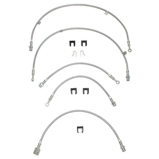 2000 - 2006 Cadillac Escalade Brake Hose Kit - HSK0013SS - Brake Hoses Car Part People