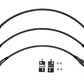 1967-69 Plymouth Barracuda Brake Hose Kit w/ Front Disc Kit Braided - HSK0025SS