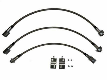 Brake Hose Kit For 69-70 GM B-Body Kit Braided Stainless Fine Lines - Brake Hoses Car Part People