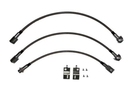1972 Chevrolet Chevelle Brake Hose Kit Braided Stainless - HSK0045SS - Brake Hoses Car Part People