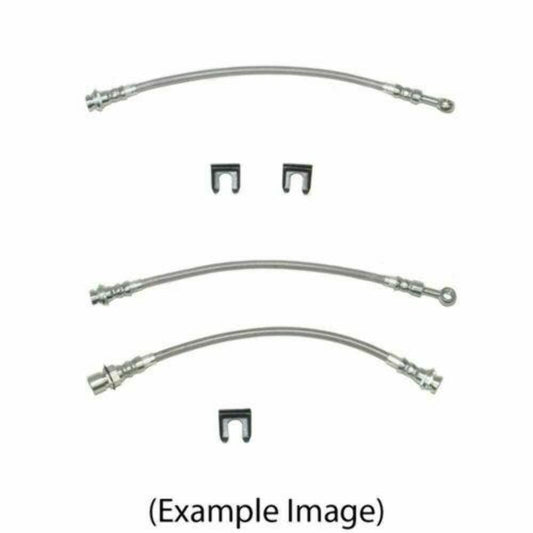 1978 Chevrolet Malibu Brake Hose Kit Braided Stainless - HSK0046SS - Brake Hoses Car Part People