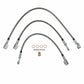97-06 Jeep Wrangler Brake Hose Kit No ABS Stainless Steel HSK0049SS-CP