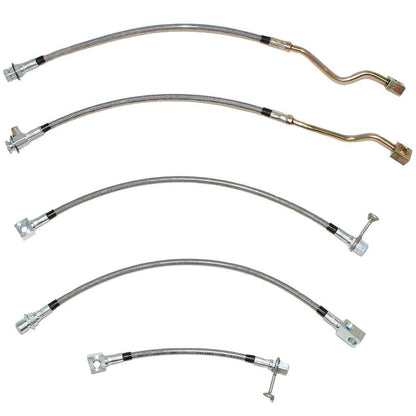 GM Complete Brake Hose Kit; Fine Lines-HSK0056OM - Brake Hoses Car Part People
