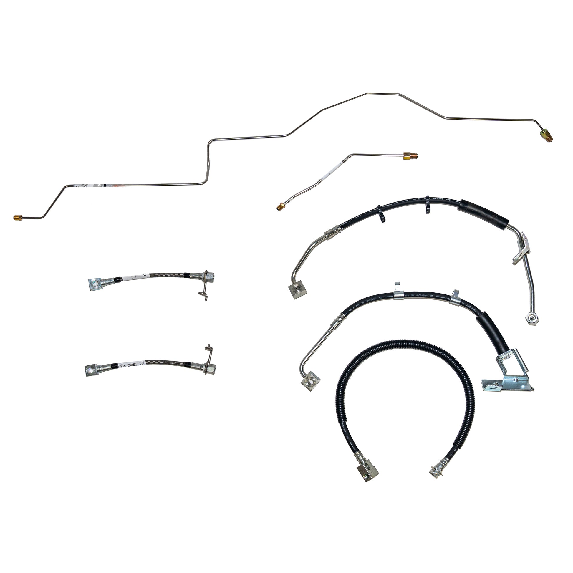 2002-05 Dodge Ram 1500 Complete Brake Hose Kit AWABS Steel HSK0062OM - Brake Hoses Car Part People