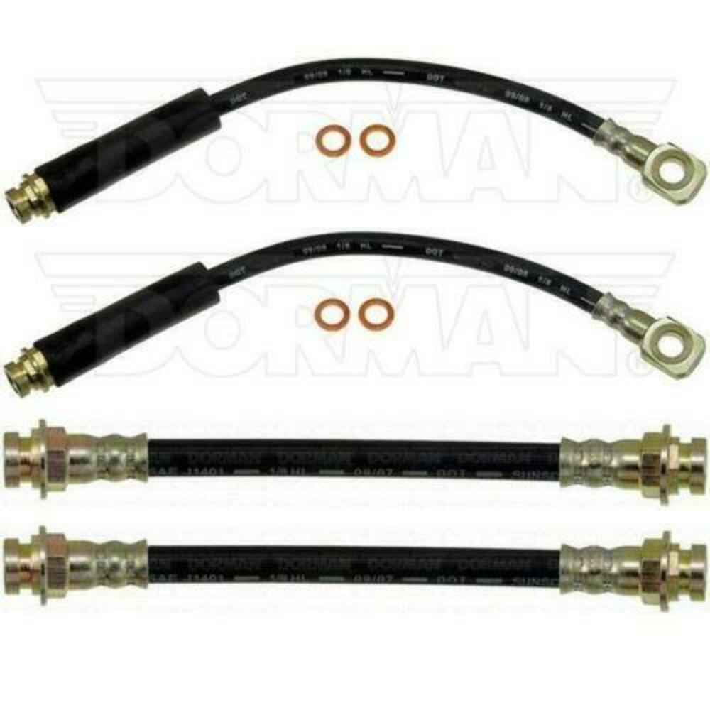 1995-05 Pontiac Sunfire Brake Hose Kit Braided Steel - HSK0063OM - Brake Hoses Car Part People
