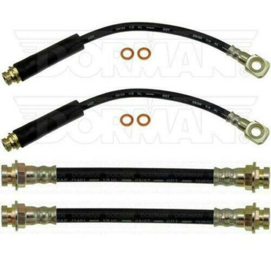 1995-05 Pontiac Sunfire Brake Hose Kit Braided Steel - HSK0063OM - Brake Hoses Car Part People