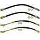 Brake Hose Kit For 84-87 Corvette Complete Kit Rubber Fine Lines