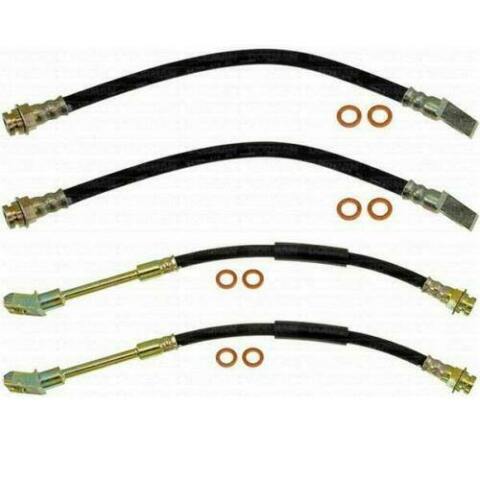 Brake Hose Kit For 84-87 Corvette Complete Kit Rubber Fine Lines