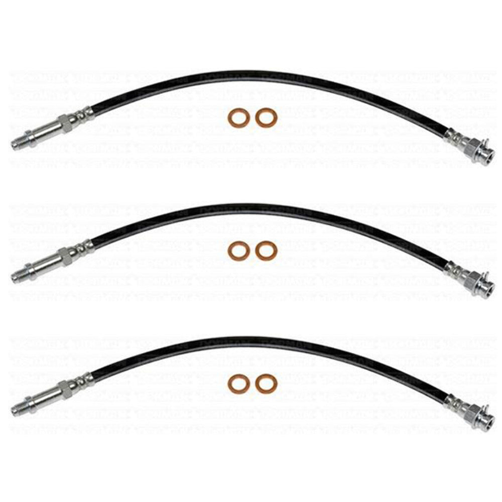 1953 - 1962 Chevrolet Corvette Brake Hose Kit - HSK0066OM - Brake Hoses Car Part People