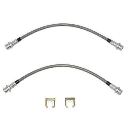 08-14 Toyota Tundra Rear Drop Hose (Left) Braided 4WD - Rear Lines Car Part People