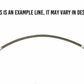 1955 - 1957 Chevrolet Bel Air Brake Hose - HSP1034SS - Brake Hoses Car Part People