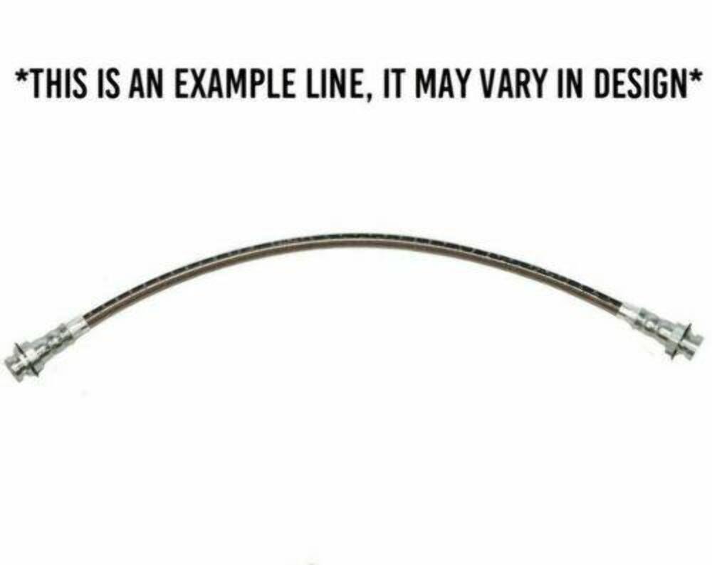 1955 - 1957 Chevrolet Bel Air Brake Hose - HSP1034SS - Brake Hoses Car Part People