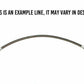 Brake Hose For 58-63 Chevy Bel Air Biscayne Impala Rear Stainless Fine Lines - Brake Hoses Car Part People