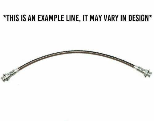 Brake Hose For 58-63 Chevy Bel Air Biscayne Impala Rear Stainless Fine Lines