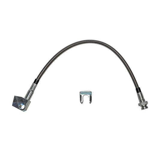 Fits 70 Mopar E-Body Rear Brake Hose; Braided Stainless-HSP4285SS - Brake Line and Hose Kit Car Part People