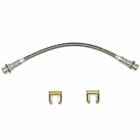 For 67-69 Ford Mustang 8cyl Except 31 Spline Rear Axle Rear Brake Hose-HSP4322SS - Brake Line and Hose Kit Car Part People