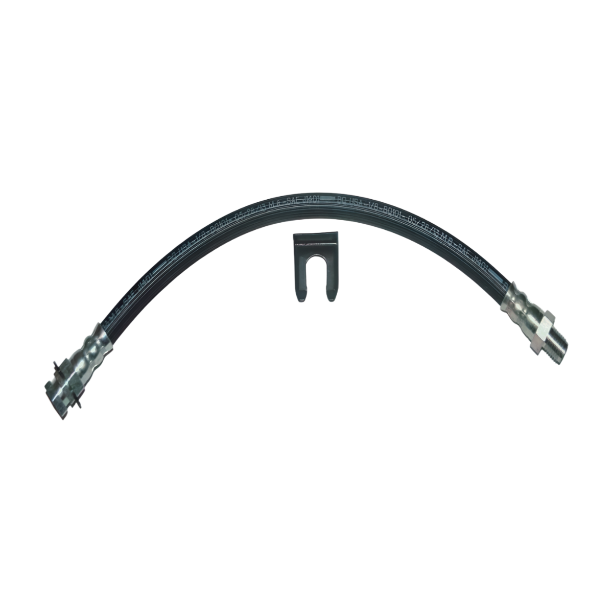 70-71 Mopar A; B-Body Rear Brake Hose; Rubber; Fine Lines HSP4652OM - Brake Hoses Car Part People