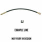 1972 - 1973 Chevrolet Camaro Brake Hose - HSP5146OM