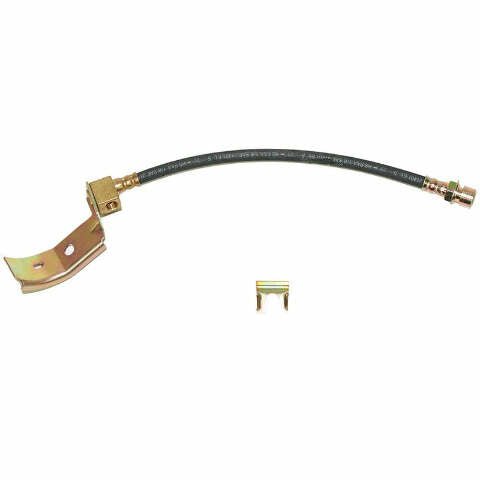 Fits 71-73 Ford Mustang & Mercury Cougar, Rear Brake Hose; Rubber-HSP7173OM