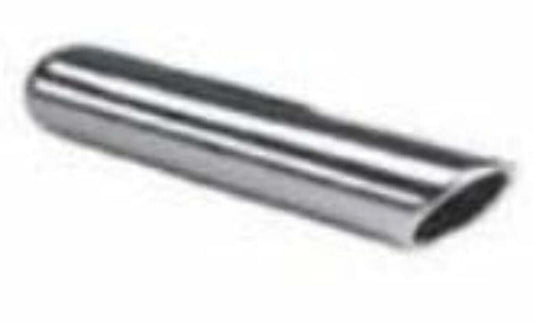 Jones Exhaust IRAC31212-3 Chrome Exhaust Tip Rolled Angled 3.5 - Exhaust Tips Car Part People