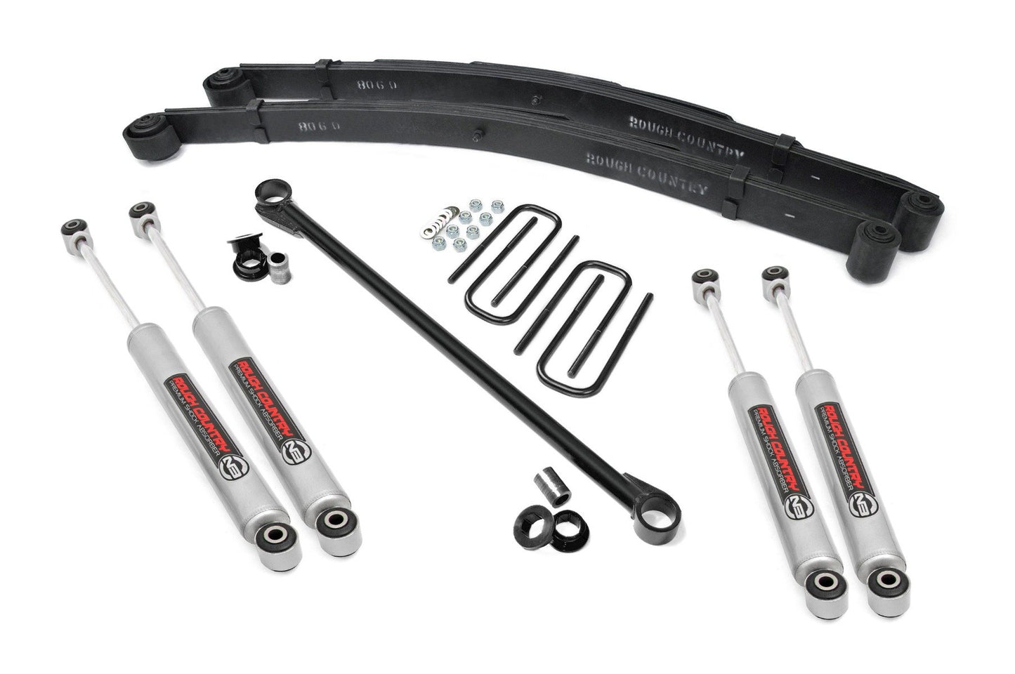 1999-2004 Ford F-250 Super Duty 2.5 Inch Leveling Kit - Leaf Spring - Ford F-250/F-350 Super Duty 4WD (99-04) - 489.2