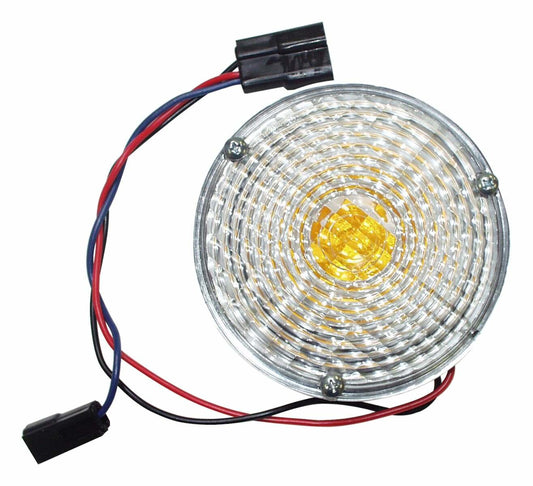 Vintage - Plastic Silver Parking Light - J0989852