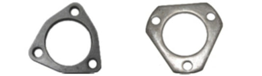 Exhaust Flange; 3"-Port; 3 7/16"-Center; 3/8"-Bolt; 4 3/8" x 5/16" Thick-J15334 - Hangers, Clamps, and Flanges Car Part People