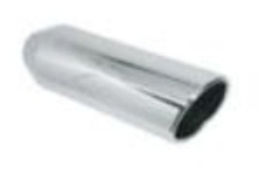 Jones Exhaust J304012RAC Chrome Stainless Steel Exhaust Tip Rolled Angled 3.5