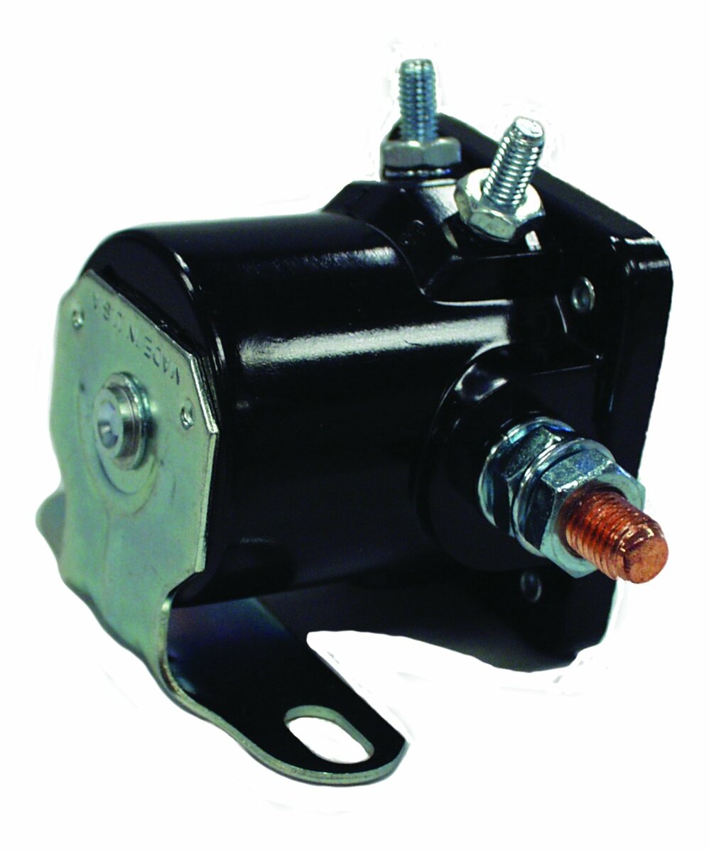 Vintage - Metal Black Starter Relay - J3235898